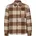 Jacke Orange Braun Weiß S