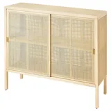IKEA STOCKHOLM 2025 Schiebetürenschrank Rattan/Kiefer