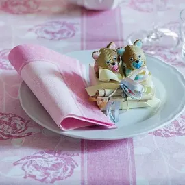 Papstar 50 Servietten ROYAL Collection" 1/4-Falz 40 cm x 40 cm rosa Linum