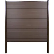 MCW Windschutz 190 x 0 cm Braun WPC