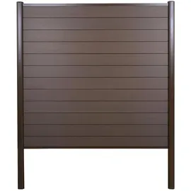 MCW Windschutz 190 x 0 cm Braun WPC