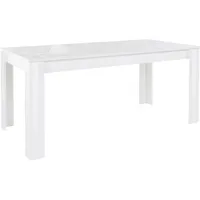 Esstisch INOSIGN "Prisma" Tische weiß (weiß hochglanz lack, mit siebdruck lack) Esstisch Rechteckiger Esstische rechteckig Breite 180 cm