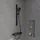 Villeroy & Boch Infinity Showers Duschgarnitur mit Stange 3 Strahlarten schwarz matt TVS110003000K5