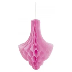 Kronleuchter Dekoration pink 33,5 cm