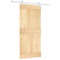 vidaXL Schiebetür rechts 95 x 210 cm weiß