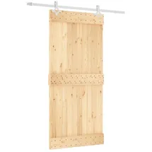 vidaXL Schiebetür rechts 95 x 210 cm weiß