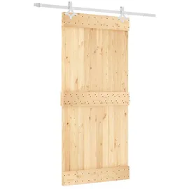 vidaXL Schiebetür rechts 95 x 210 cm weiß