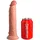 King Cock Elite Naturdildo „9“ Dual Density Silicone Cock“ mit extra starkem Saugfuß, hautfarben hell