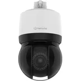 Hanwha 6MP 25x IR AI PTZ (3328 x 1872 Pixels), Netzwerkkamera, Schwarz, Weiss