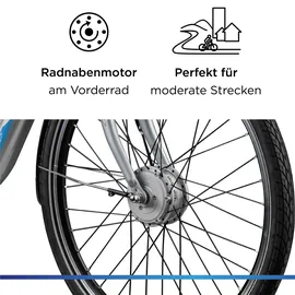 Zündapp Green 2.7 2021 26 Zoll RH 46 cm Damen grau