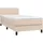 vidaXL Boxspringbett mit Matratze Cappuccino-Braun 90x190cm Kunstleder - Braun