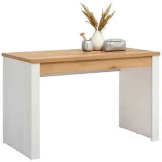 Wohnling Schminktisch weiß rechteckig, Wangen-Gestell weiß, 60,0 x 40,0 x 81,0 cm