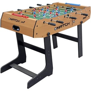 Sport1 Platzsparender Tischfußball, 11 Vs, 11 Teleskopstangen, 121 x 61 x 85 cm, vertikal zusammenklappbar