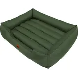 DOGGY Hundebett Hundesofa Hundekorb Tierbett Verschiedene Größen und Farben Cordura Comfort (XXL - 110x90x25, 10 - grün)