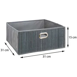 Five Korblatte bambus 31x15cm mix n modul" grau - 5 five
