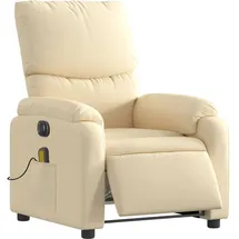 vidaXL Massagesessel Elektrisch Polyester 72 x 71 x 70 cm Beige