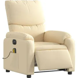 vidaXL Massagesessel Elektrisch Polyester 72 x 71 x 70 cm Beige