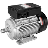 Vevor 1,5 kW Elektromotor 1400 U/min, AC 220~240 V 9,85 A, 90 l, B3-Rahmen, Luftkompressormotor einphasig, 24 mm Keilwelle, Rechts-/Linkslauf für landwirtschaftliche Maschinen und allgemeine Geräte