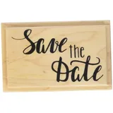 KnorrPrandell Stempel Save the Date 6,2 x 3,9 cm Beige