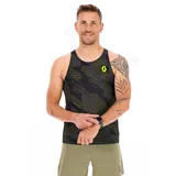 Scott Rc Run ärmelloses T-Shirt Schwarz/Gelb XXL