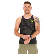Scott Rc Run ärmelloses T-Shirt Schwarz/Gelb XXL