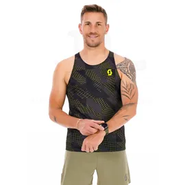 Scott Rc Run ärmelloses T-Shirt Schwarz/Gelb XXL