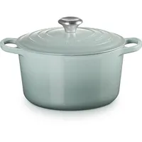 Le Creuset Bräter hoch SIGNATURE Sea Salt, Pfanne +