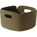 Restore Aufbewahrungskorb 28 x 28 cm khaki