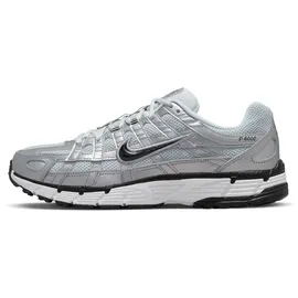 Nike P-6000 Damen White/Black/Metallic Silver 41