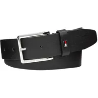 Tommy Hilfiger Oliver 3,5 cm Ext Ledergürtel schwarz, (Black),