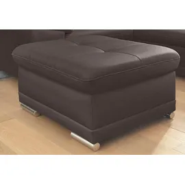 sit&more Polsterhocker Andiamo Kunstleder 100 x 43 x 67 cm Braun