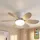 GLOBO Deckenventilator Delores 51 cm khaki