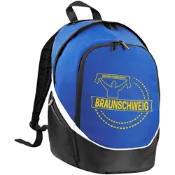 multifanshop Rucksack - Braunschweig - Meine Fankurve - Druck gelb - Tasche
