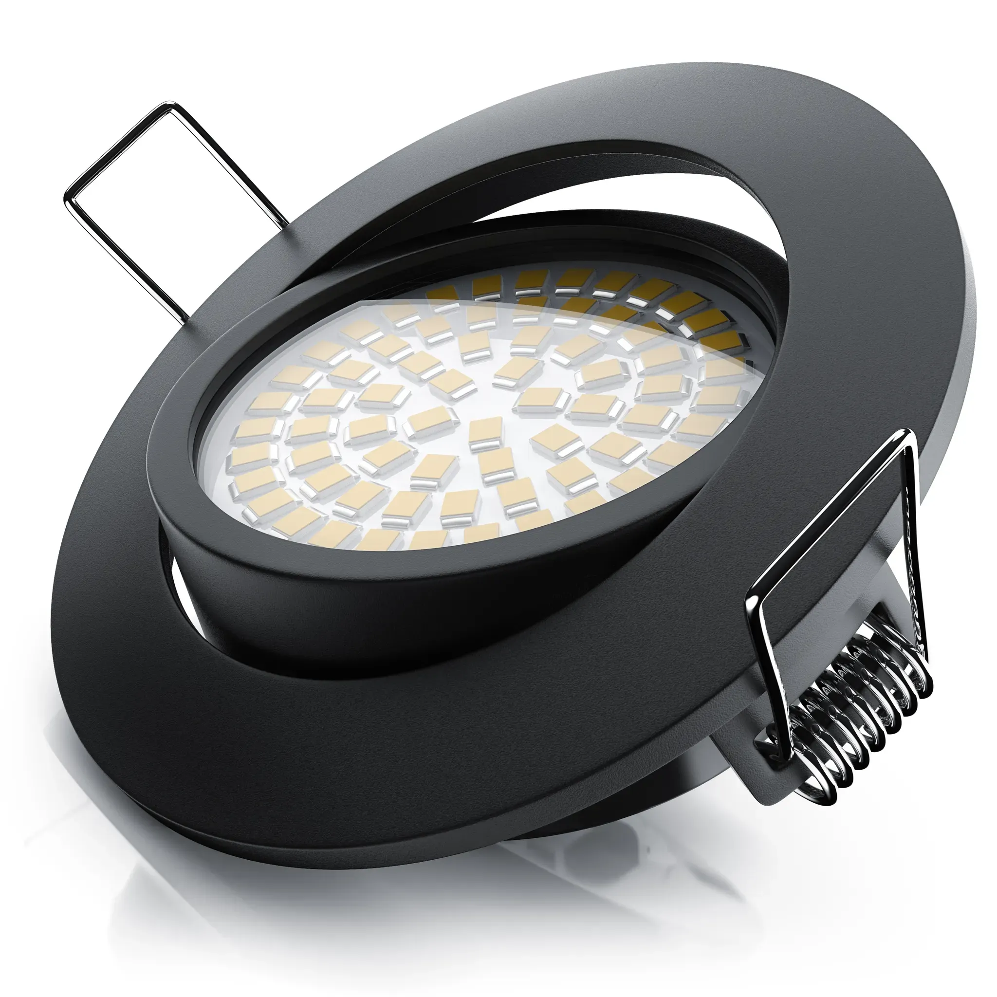 LED-Einbaustrahler ultra flach dimmbar Silber