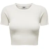 Jdy JDYCIRKELINE S/S CROP TOP KNT NOOS Cloud Dancer XS