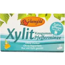 Birkengold Xylit Kaugummi Pfefferminze (12St)