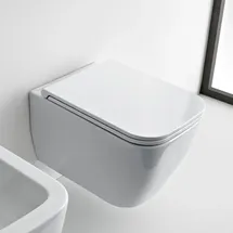 Scarabeo Teorema 2.0 Wand-WC mit WC-Sitz Weiß