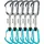 Edelrid Pure Wire Set Sixpack Express-Set Blau/Grau