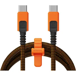 Xtorm USB-C auf USB-C 1,5 m Schwarz/Orange