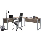 moebel-dich-auf Winkelschreibtisch Tabor Eiche Sonoma