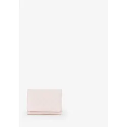 Geldbörse VALENTINO BAGS "SAMBA RE", Damen, cipria, Lederimitat, Kleinlederwaren, Geldbeutel, Portemonnaie mit praktischem Druckknopf