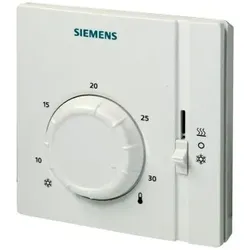 Siemens S55770T224 Elektromechanischer Raumthermostat mit Wahlschalter Heizen/Aus/Kühlen, 1 Ausgang