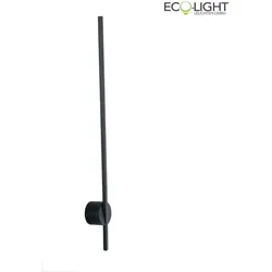 ECO-Light LED Wandleuchte SHANGHAI, 10W, 500lm, 4000K, IP20, schwarz ECO-LED-SHANGHAI-AP-NERO