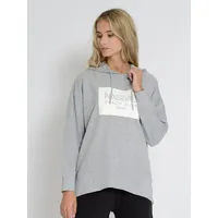 nassau beach Hoodie NB231058 in grey melange | Gr.: XS