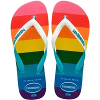 Havaianas Unisex Top Pride Allover Flipflop,Blau,37/38 EU