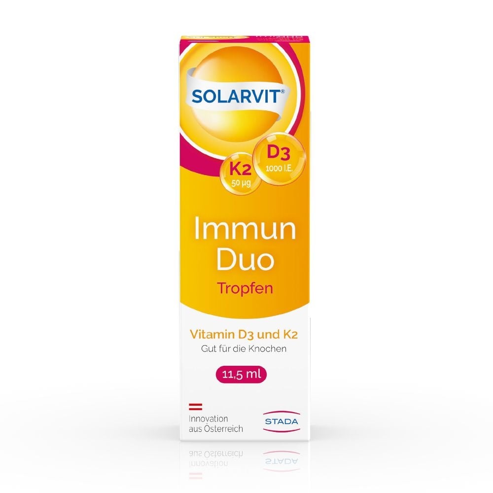 Solarvit® Immun Duo Tropfen mit Vitamin D3 & K2, individuelle Dosierung 11,5 ml 11,5 ml Tropfen