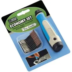 Noga Entgrater-Sortiment mit 20 Klingen S10, Anzahl Klingen: 20