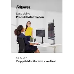 FELLOWES Bildschirmträger Doppel-Monitorarm 8044001 freistehend