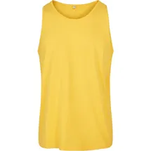 Build Your Brand Basic Tank Top Taxi Yellow 4XL