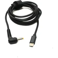 system-s DC 9V Kabel 150 cm 4,0 x 1,7 Stecker zu USB 3.1 Typ C Stecker Winkel